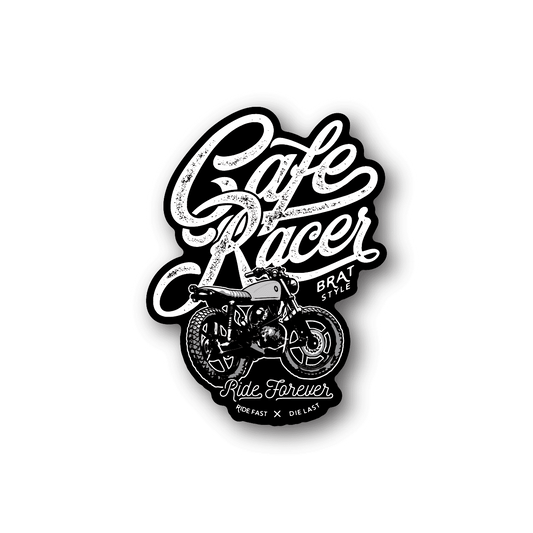 Image of Cafe Racer Motorcycle Sticker