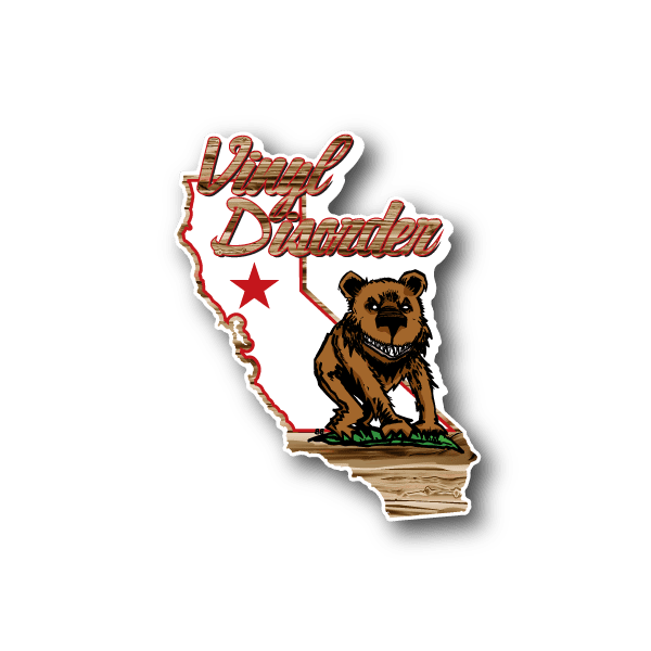 Image of California Bear 01 Vinyl Sticker