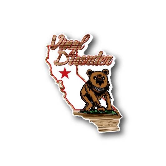 Image of California Bear 01 Vinyl Sticker