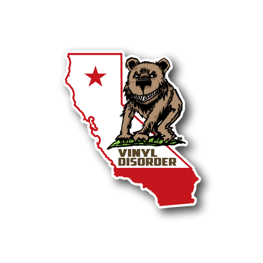 Image of California Bear 02 Vinyl Sticker