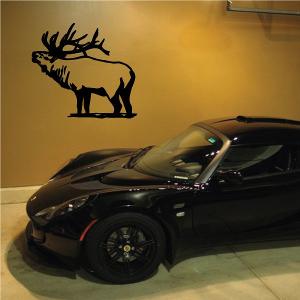 Image of Calling Elk Buck Decal