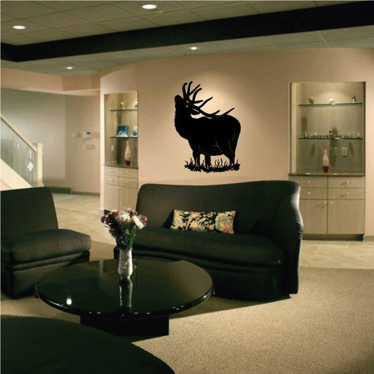 Image of Calling Elk Bull Decal