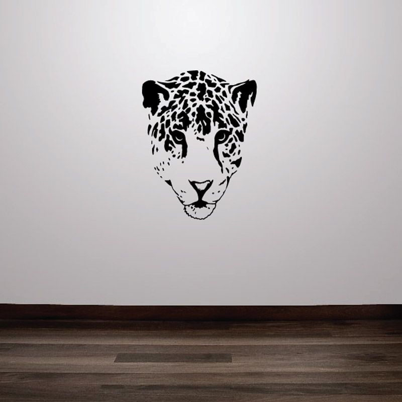 Image of Calm Cheetah Head Decal