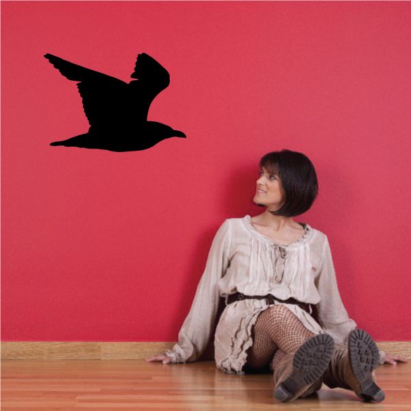 Image of Calm Hovering Seagull Decal