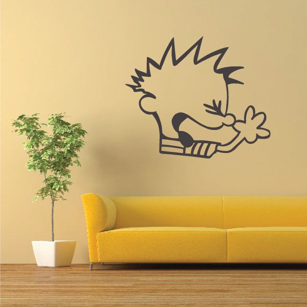 Image of Calvin Racing Wall Decal - Vinyl Decal - Car Decal - 002