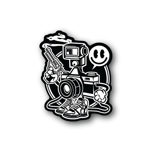 Image of Camera Gangster Sticker