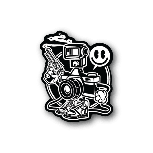 Image of Camera Gangster Sticker