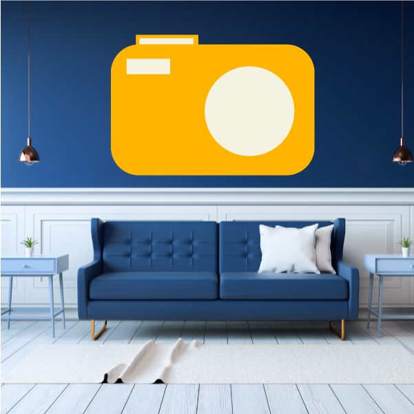 Image of Camera Wall Decal - Vinyl Decal - Car Decal - Idcolor001
