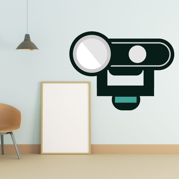Real Camera Decal Camera Wall Decal - Vinyl Decal - Car Decal - Idcolor011 – Vinyl Disorder