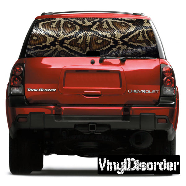 Image of Camouflage Rear Window View Through Graphic Og003