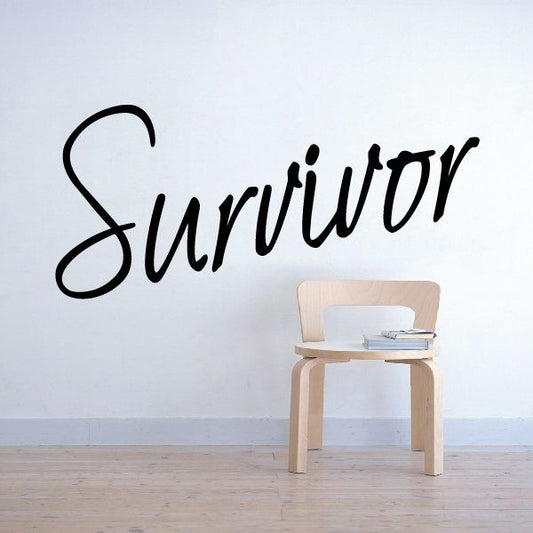 Image of Cancer Survivor Decal