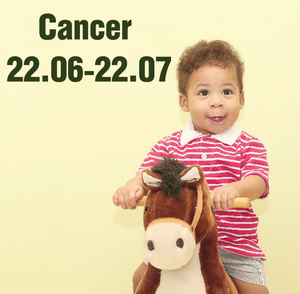 Cancer text and date decal with dark green lettering