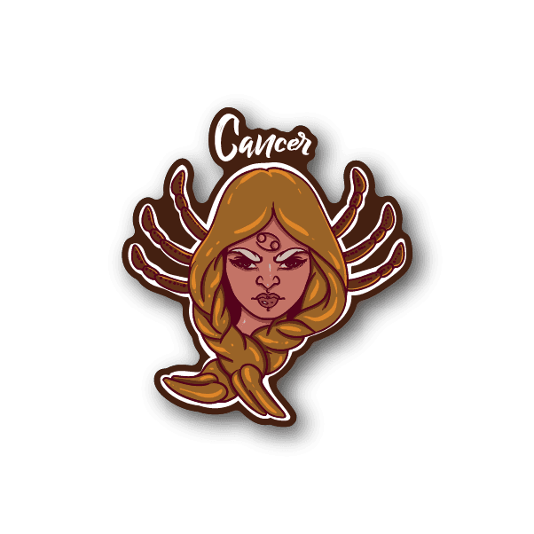 Image of Cancer Zodiac Sticker