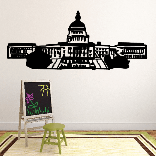 Image of Capitol Building Washington DC Decal