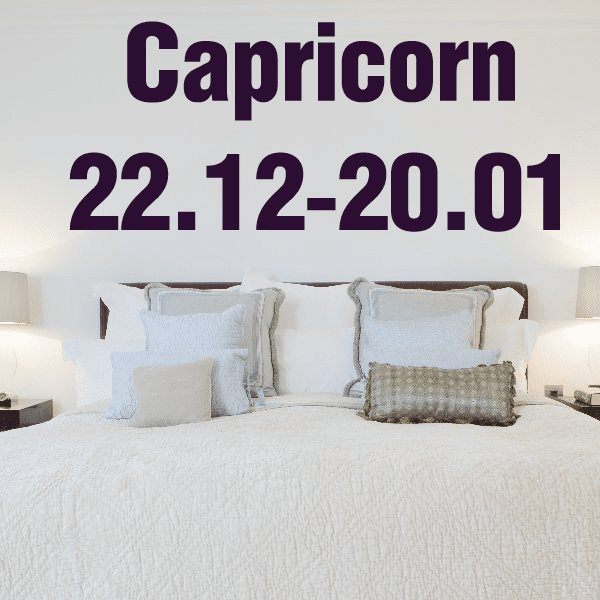 Image of Capricorn Text and Date Decal