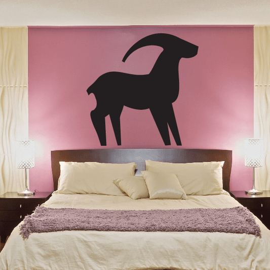 Image of Capricorn Simple Goat Decal