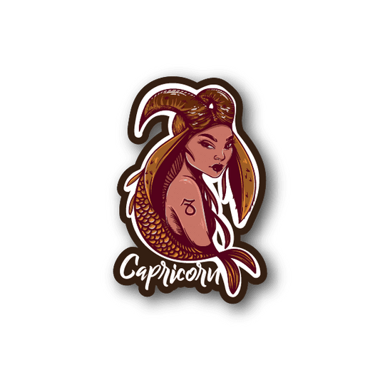 Image of Capricorn Zodiac Sticker