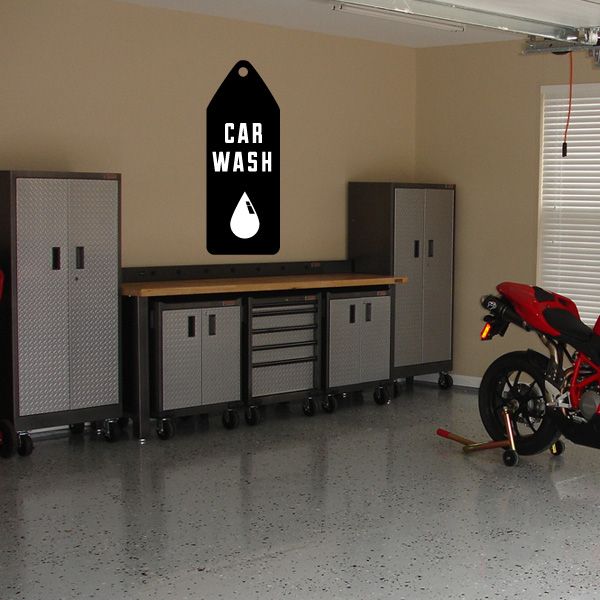 Image of Car Wash Tag Sticker