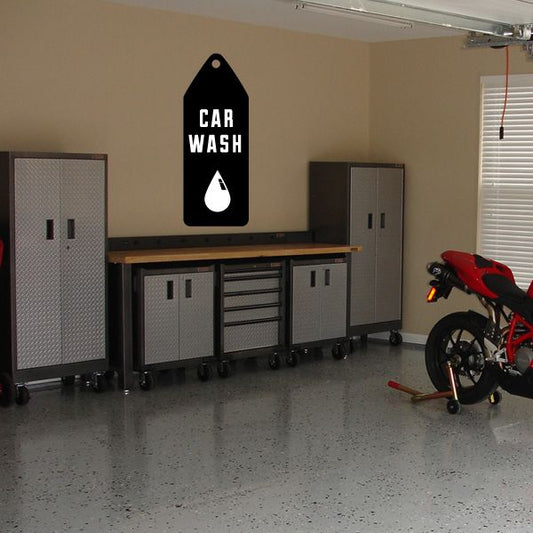 Image of Car Wash Tag Sticker