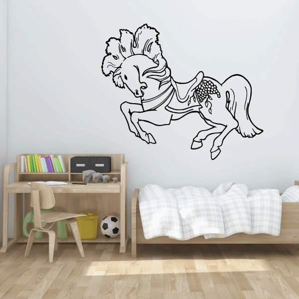 Image of Carousel Fancy Horse Decal