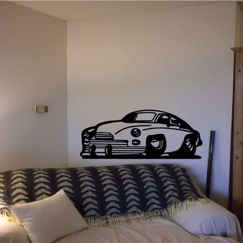 Image of Cartoon Classic Car Decal