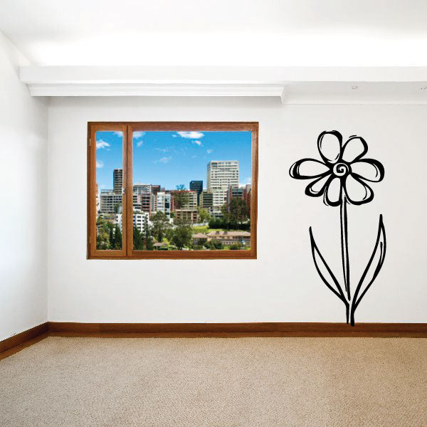 Image of Cartoon Flower Decals