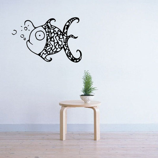 Image of Cartoon Lantern Fish Decal