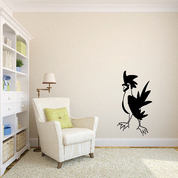 Image of Cartoon Rooster Decal