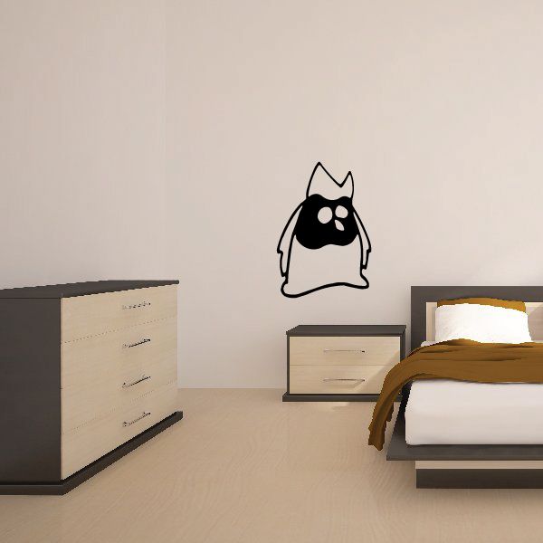 Image of Cartoon Standing Owl Decal