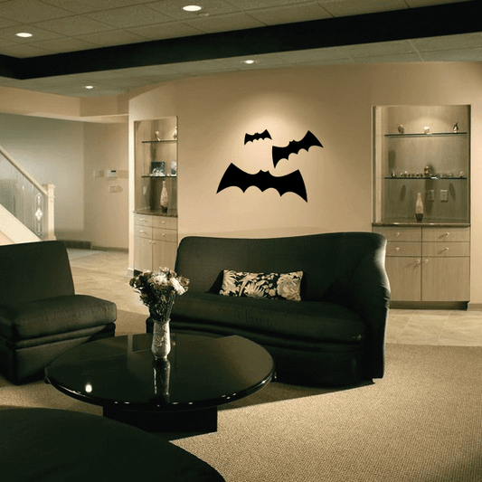 Image of Cartoon Trio Bat Decal