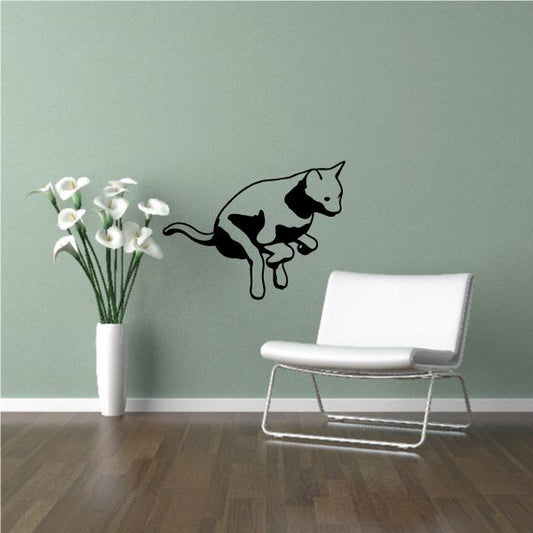 Image of Cat Chasing Move Decal