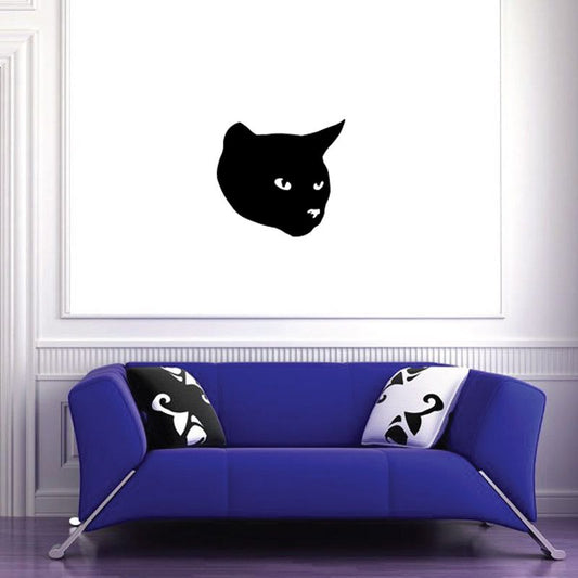 Image of Cat Head Decal