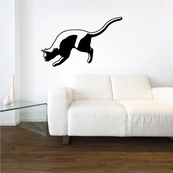 Image of Cat Hunting Decal