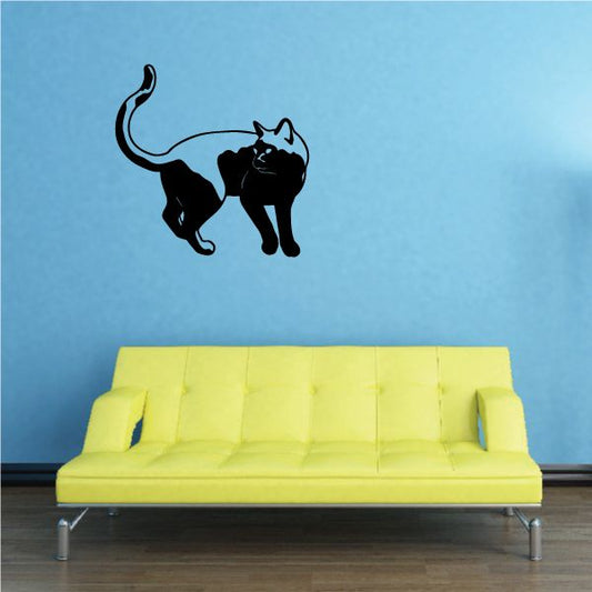 Image of Cat Looking Back Decal