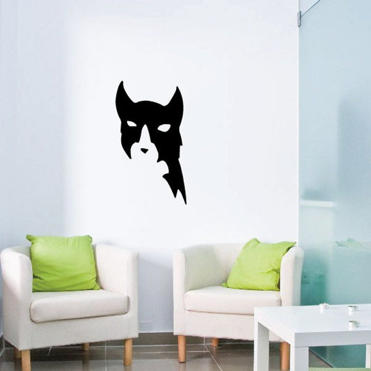 Image of Cat Mask Decal