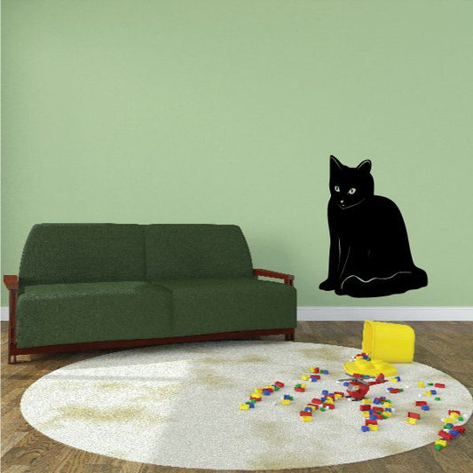 Image of Cat Sitting Pretty Decal