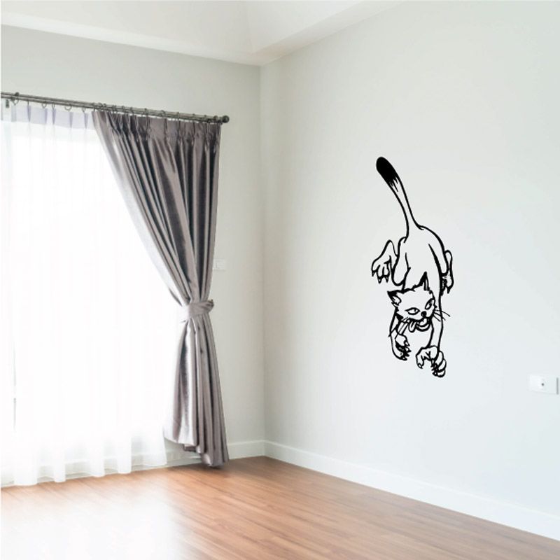 Image of Catching Cat Decal