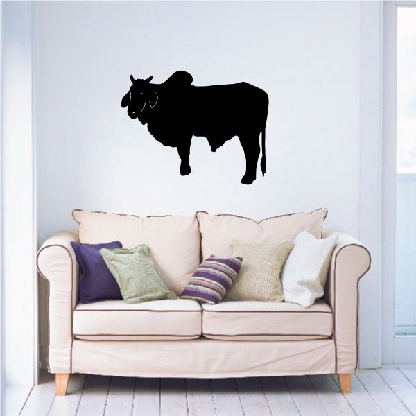 Image of Cattle Cow Brahman Standing Decal