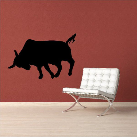 Image of Cattle Cow Pushing Decal