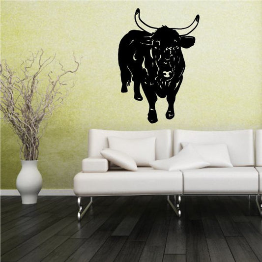 Image of Cattle Cow Standing Pose Decal