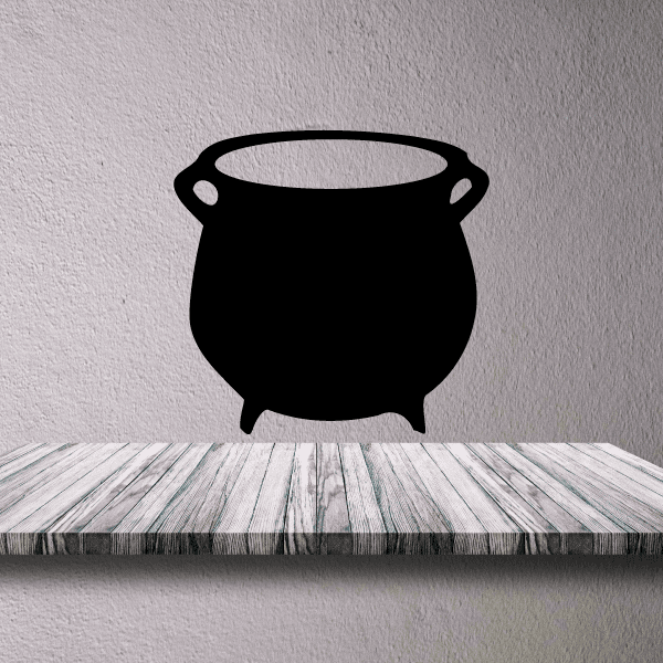 Image of Cauldron Witches Pot Decal