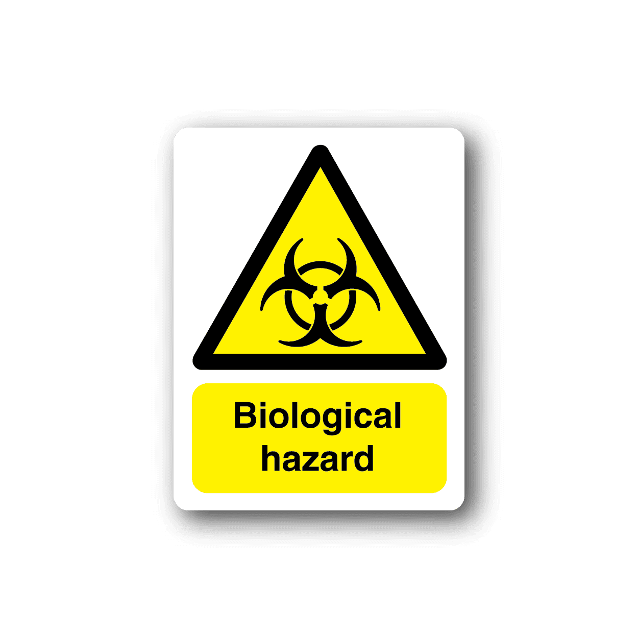 Image of Caution Biological Hazard Sticker