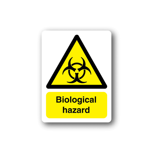 Image of Caution Biological Hazard Sticker