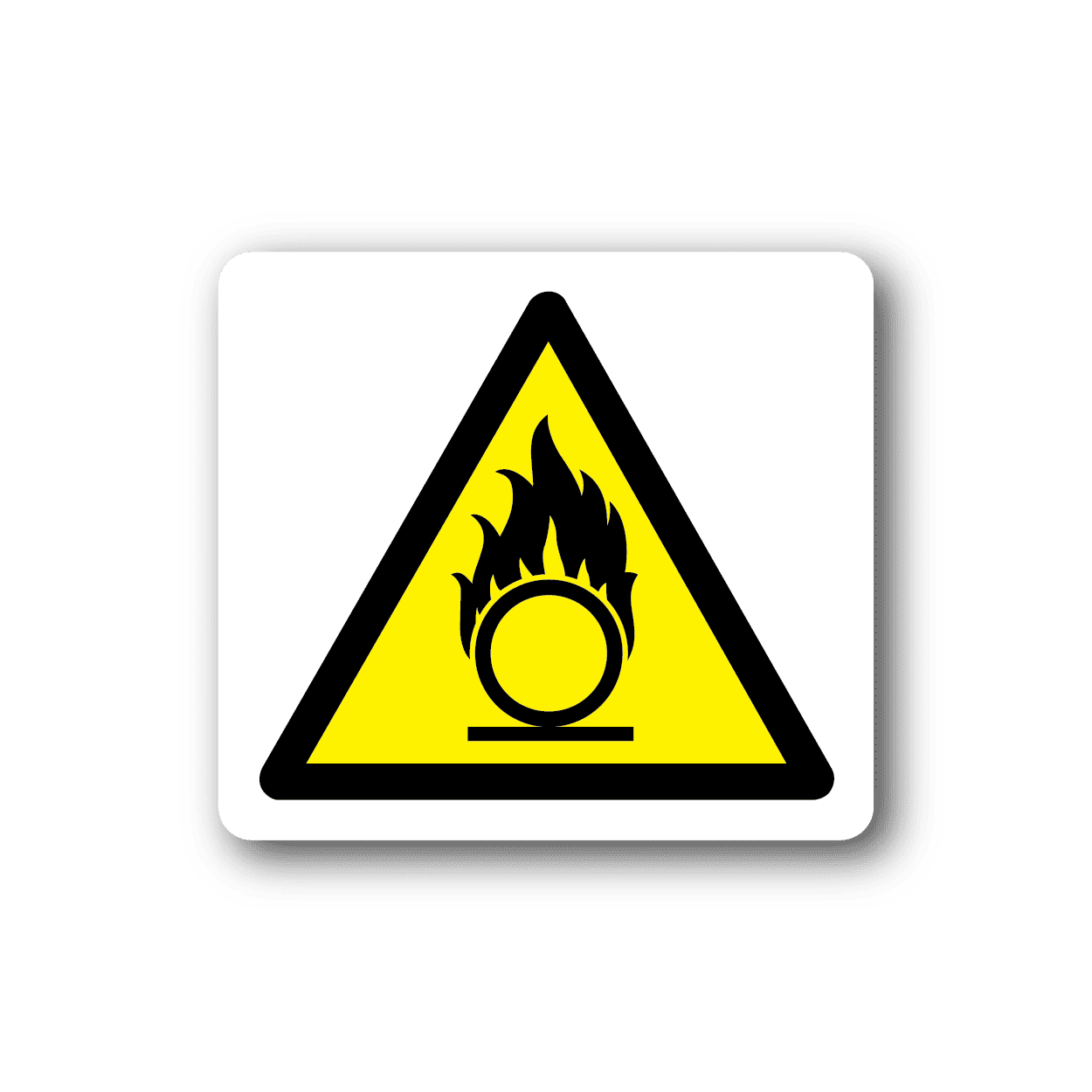 Image of Caution Flammable Liquids Sticker