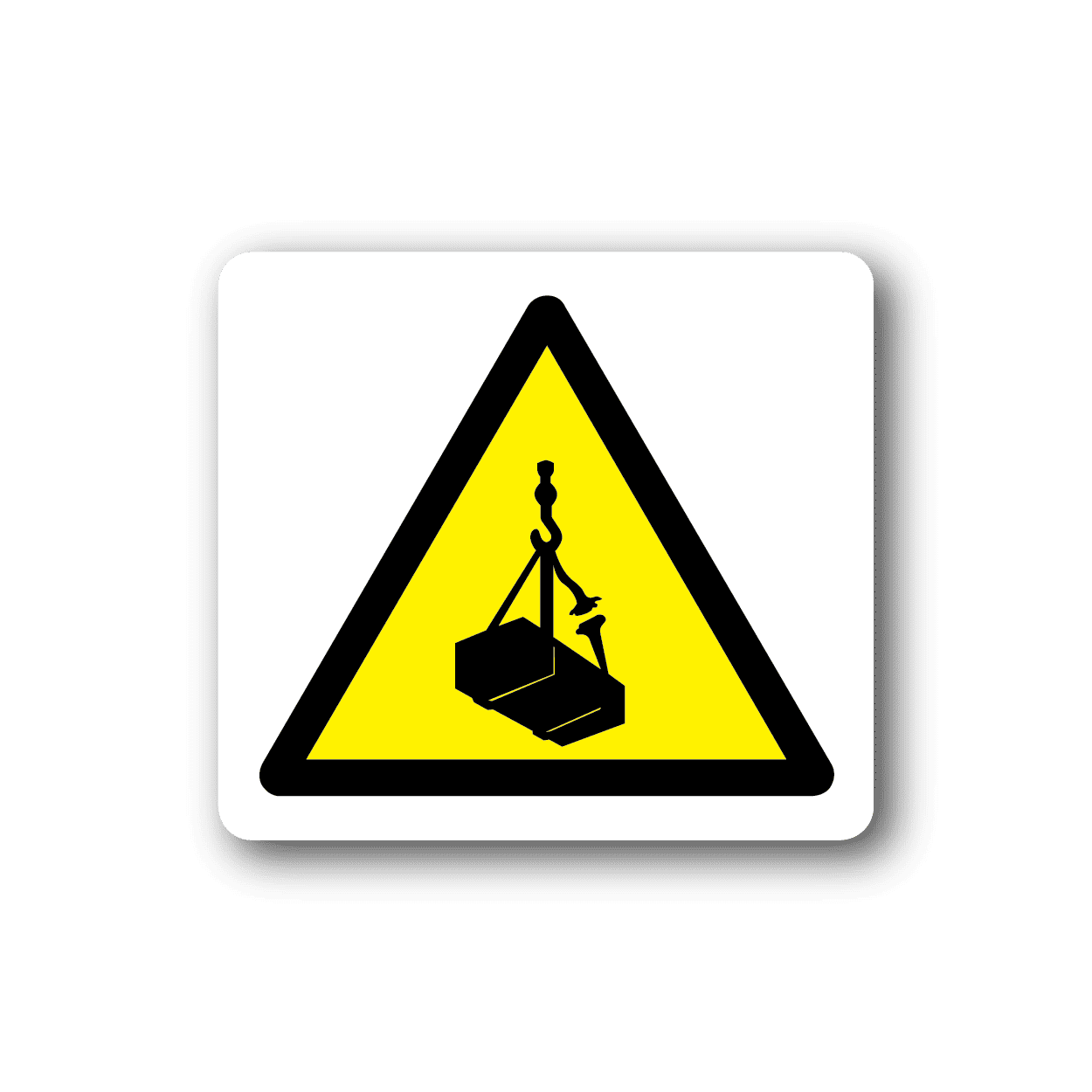 Image of Caution Lifting Objects Sticker