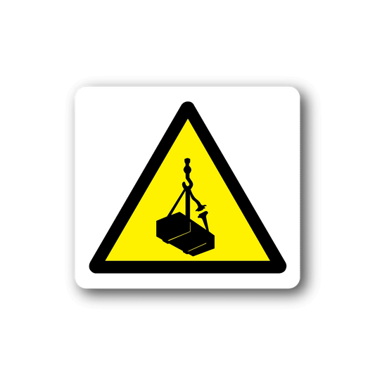 Image of Caution Lifting Objects Sticker