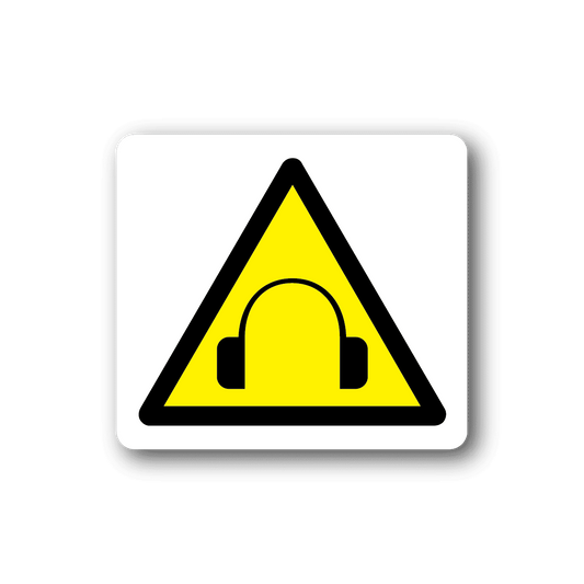 Image of Caution Music Sticker