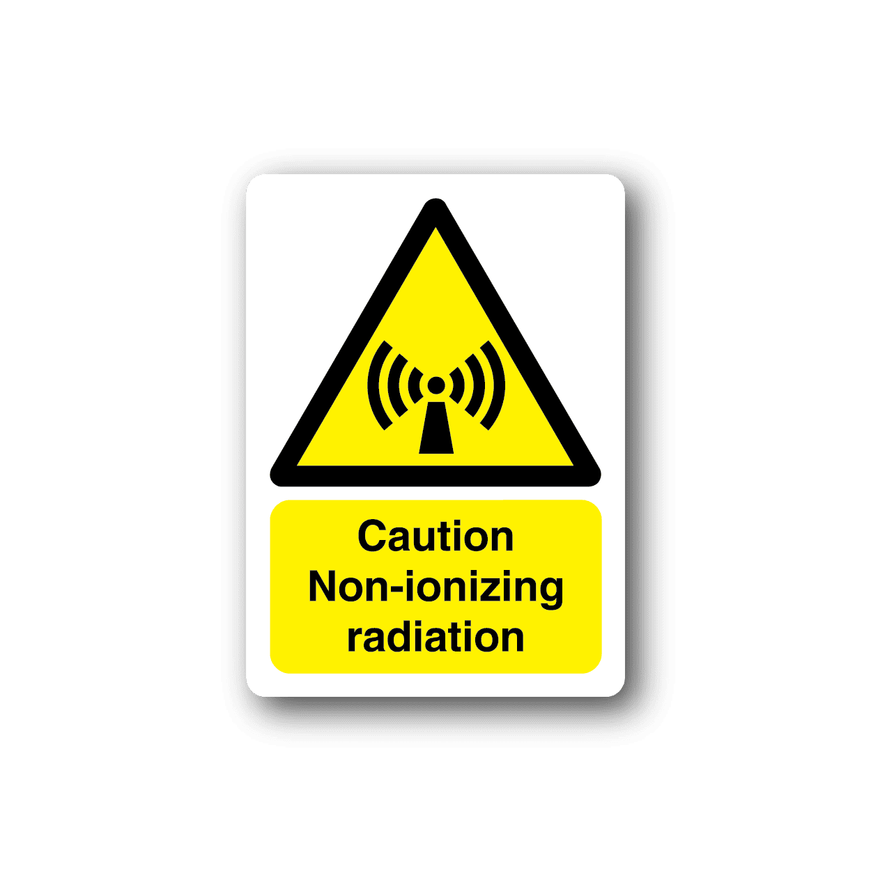 Image of Caution Non-Ionizing Radiation Sticker