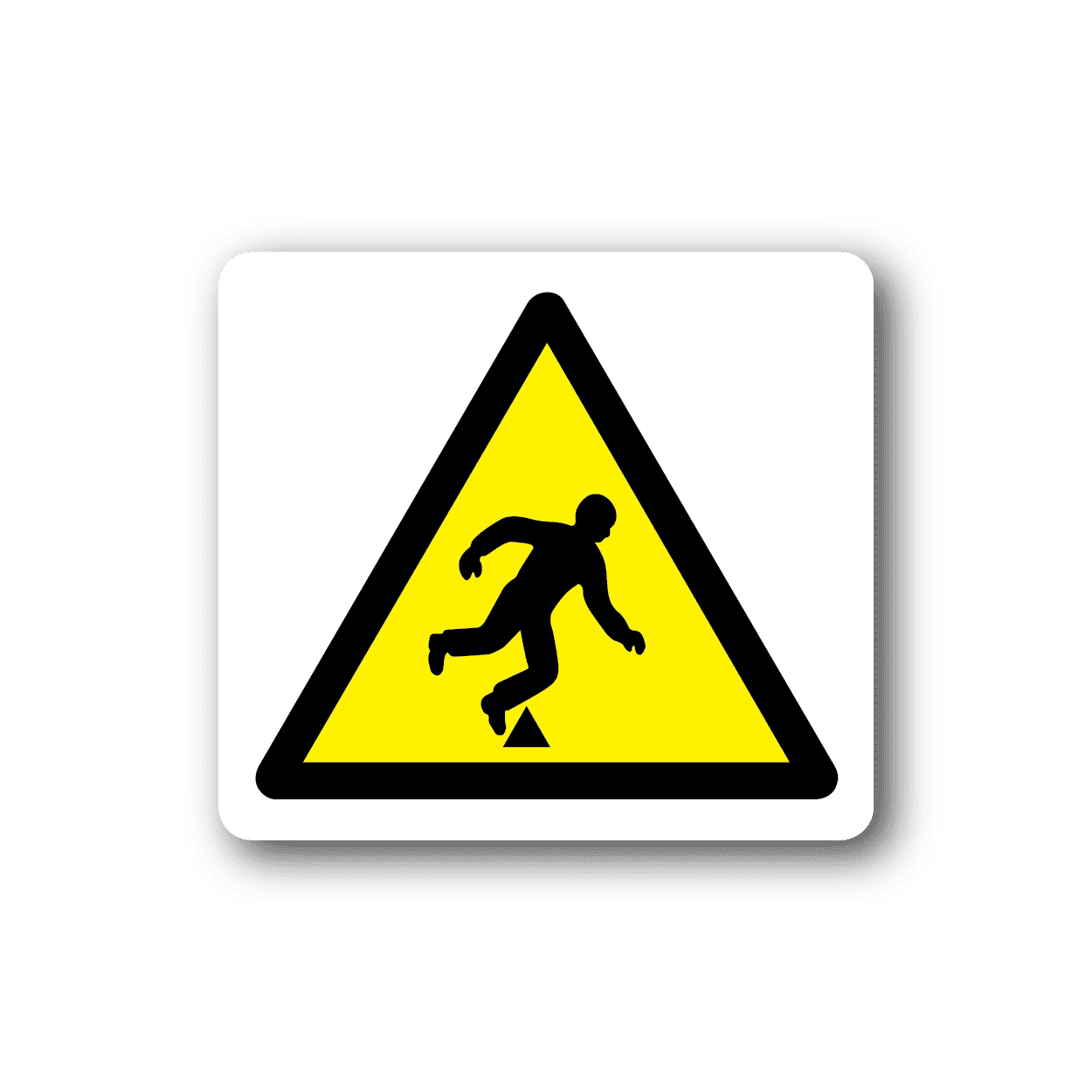 Image of Caution Objects on the Floor Sticker