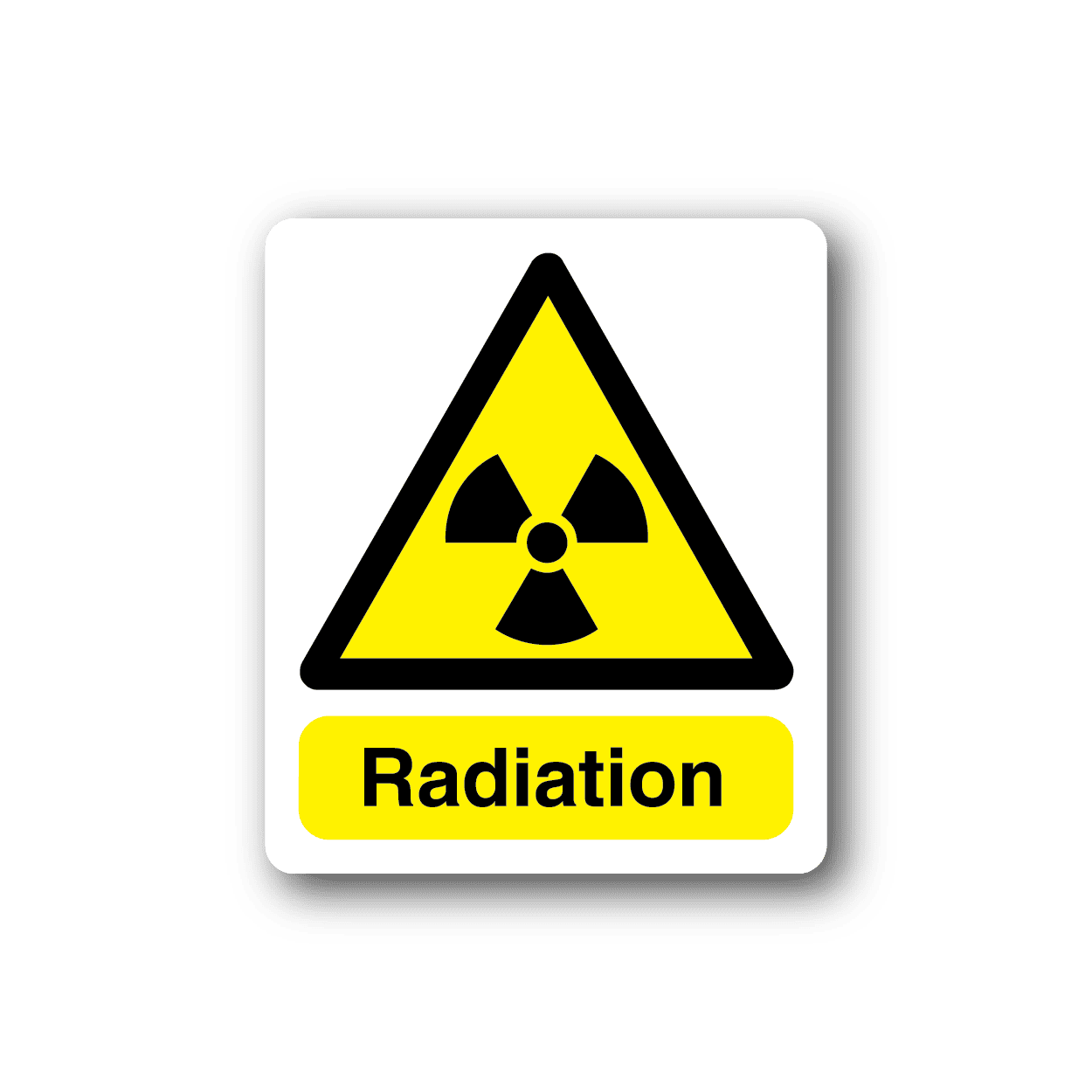 Image of Caution Radiation Sticker